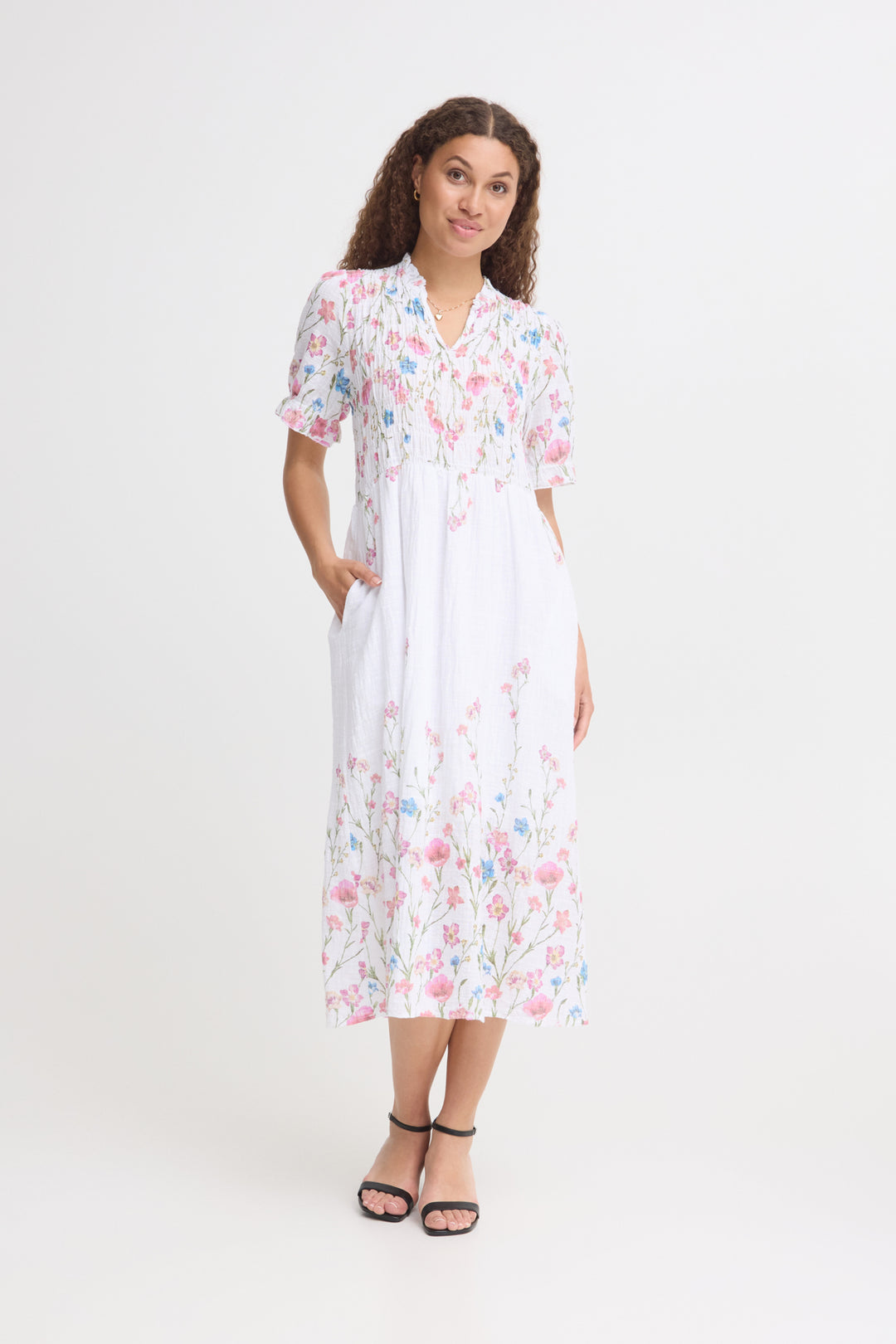 ALEXA Flower Dress  - Snow White