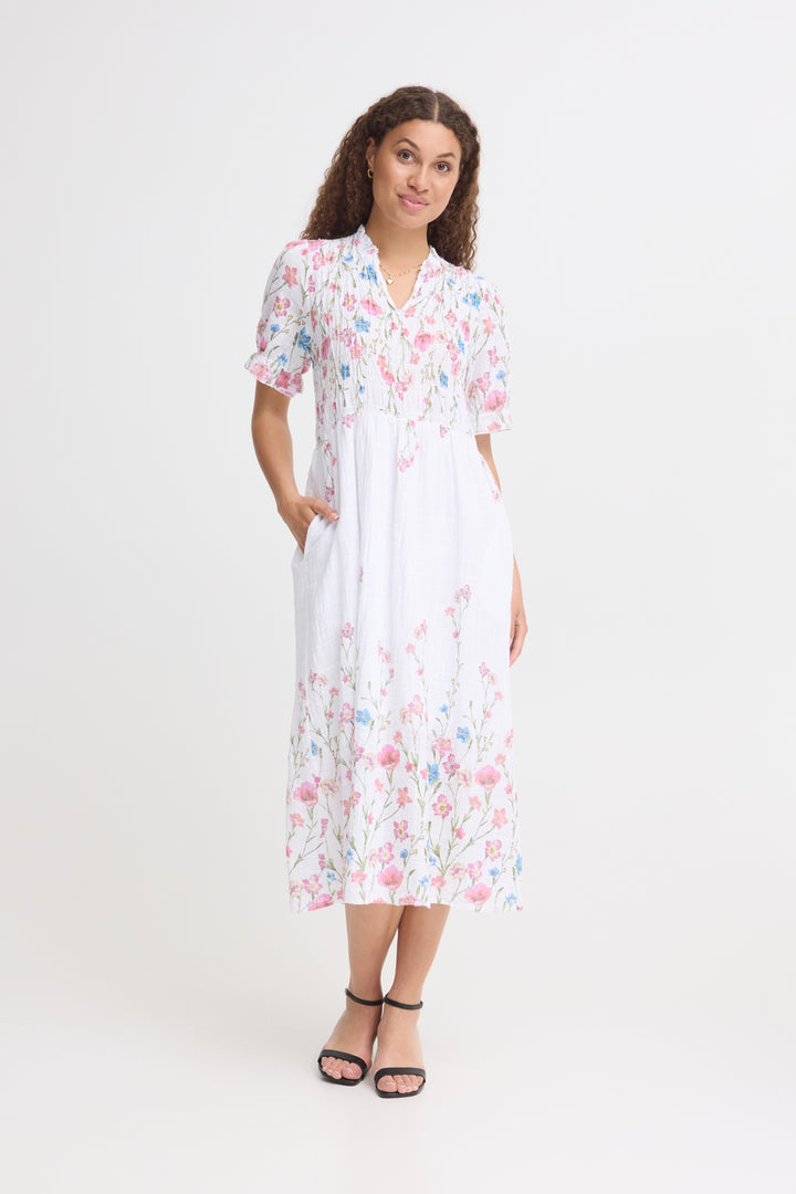 ALEXA Flower Dress  - Snow White