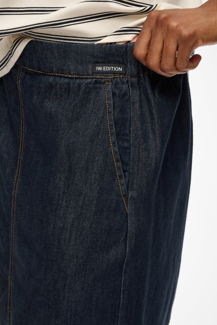 GLENN SKIRT - Dark Denim