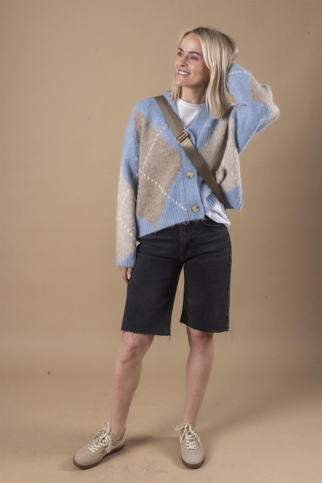 LouisMW 139 High Long Shorts - Black Retro Wash