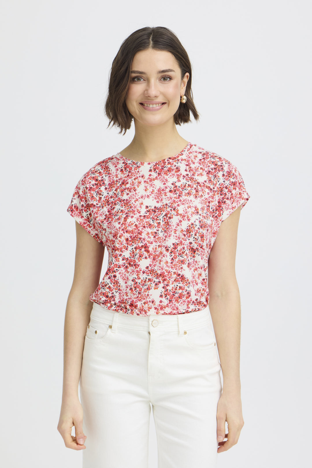 FRSEEN TEE 1 - S. FLORAL HIBISCUS