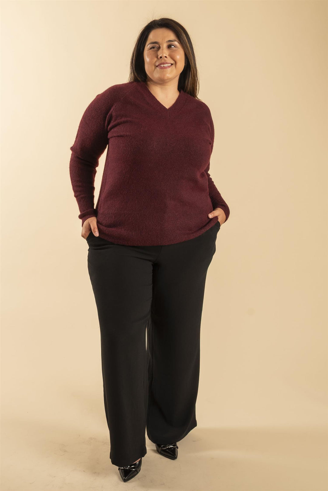 KCroxana Wide Pants - Black deep