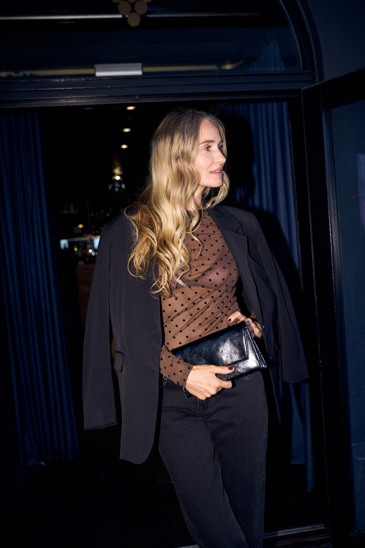 PZLEONORA OVERSIZE BLAZER - Black Beauty