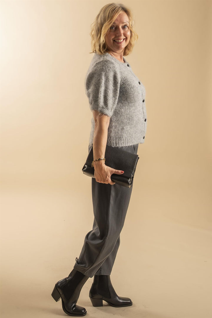 KAmerle 7/8 Pants Suiting - Black Oyster