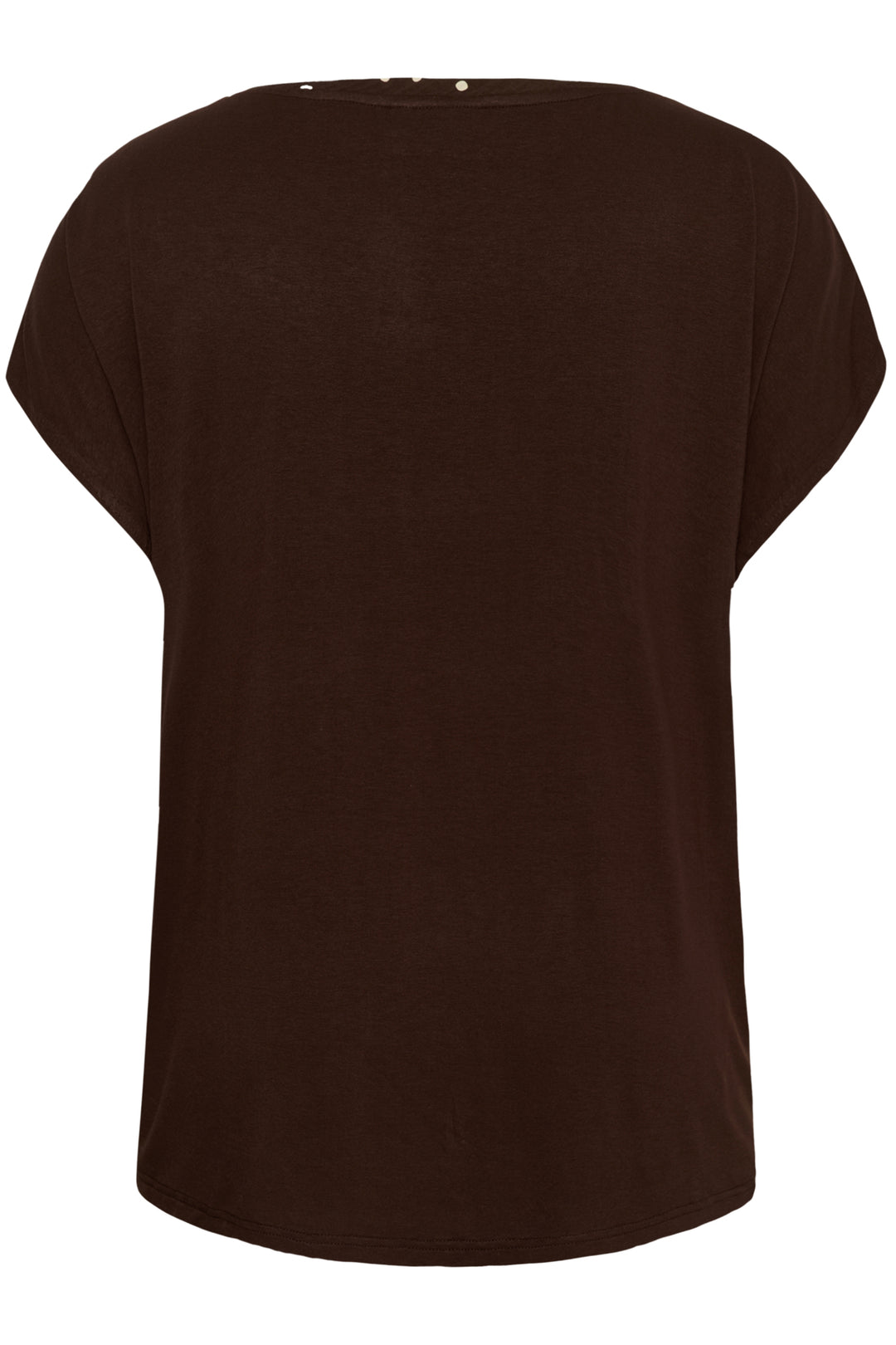 KCmila Printed Blouse - Coffee Bean Turtledove Dot