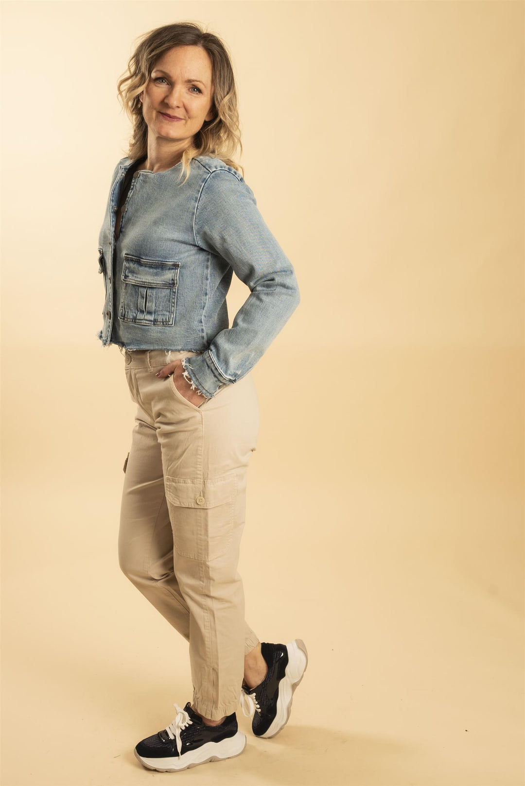 Dango 144 Short Jacket - Light Blue Retro Wash