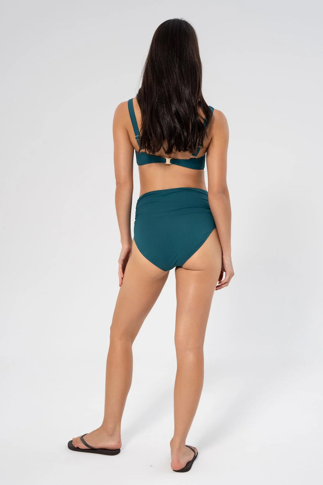 Medea Rib Top - Lagoon