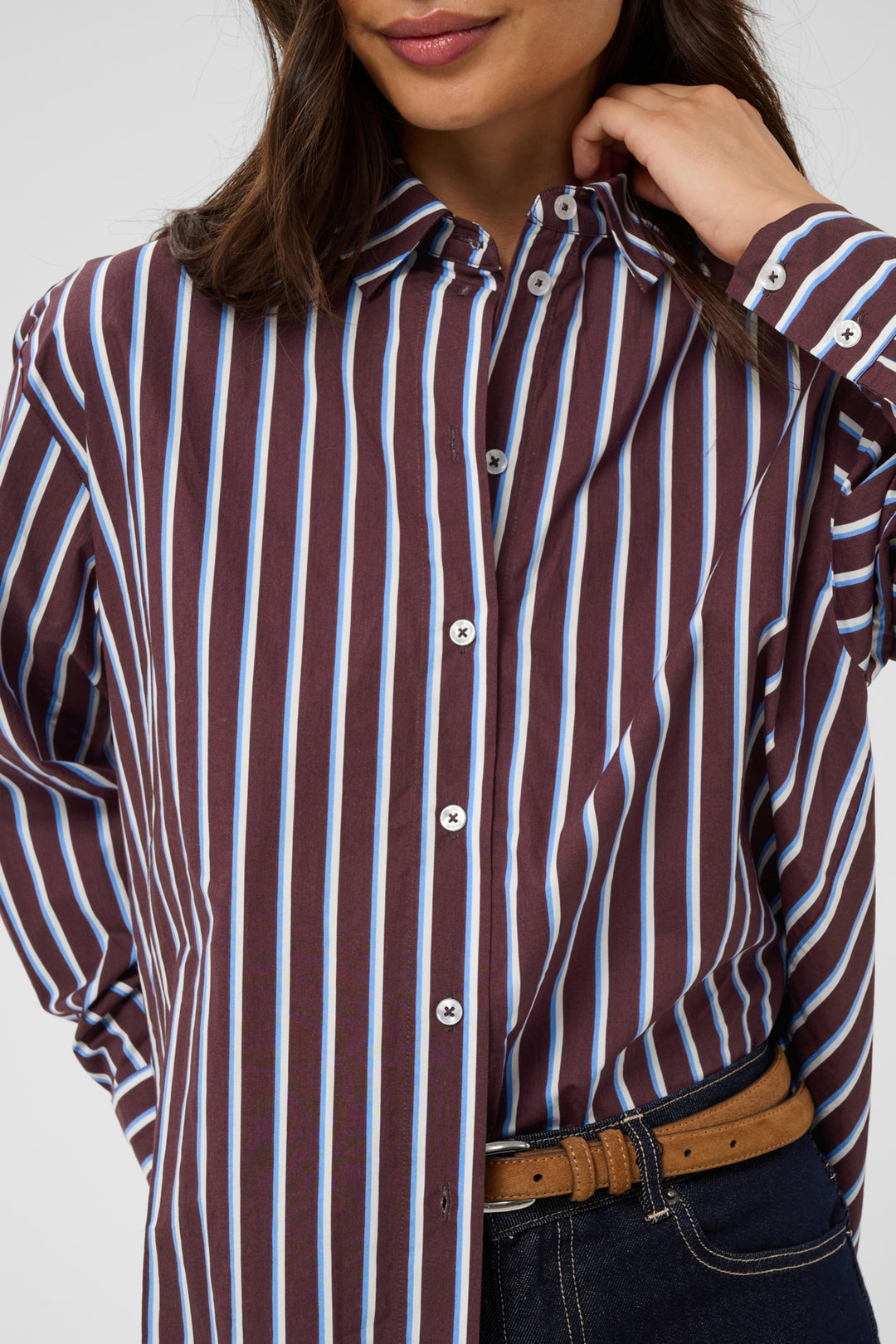 KAgavina Shirt - Fudge/Chalk/Provance