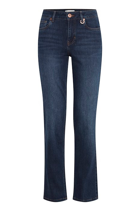 PZEMMA Jeans Straight Leg - Dark Blue