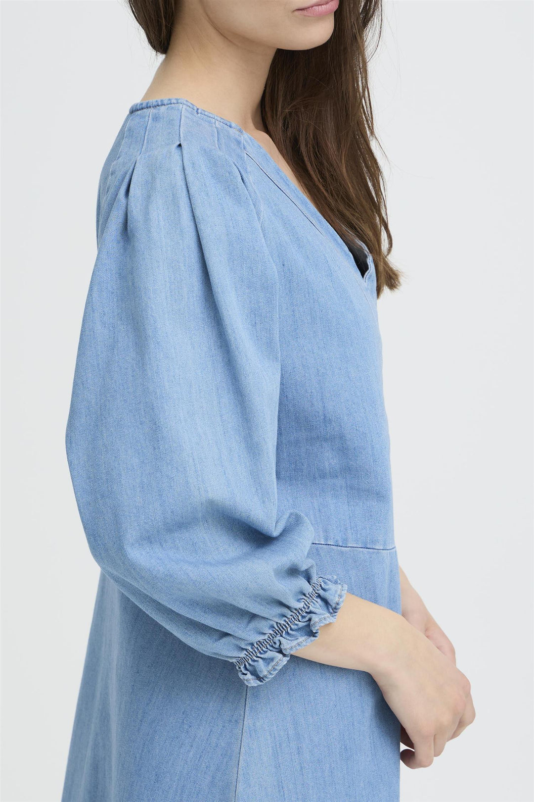 PZMALIA Denim Dress - Light Blue Denim
