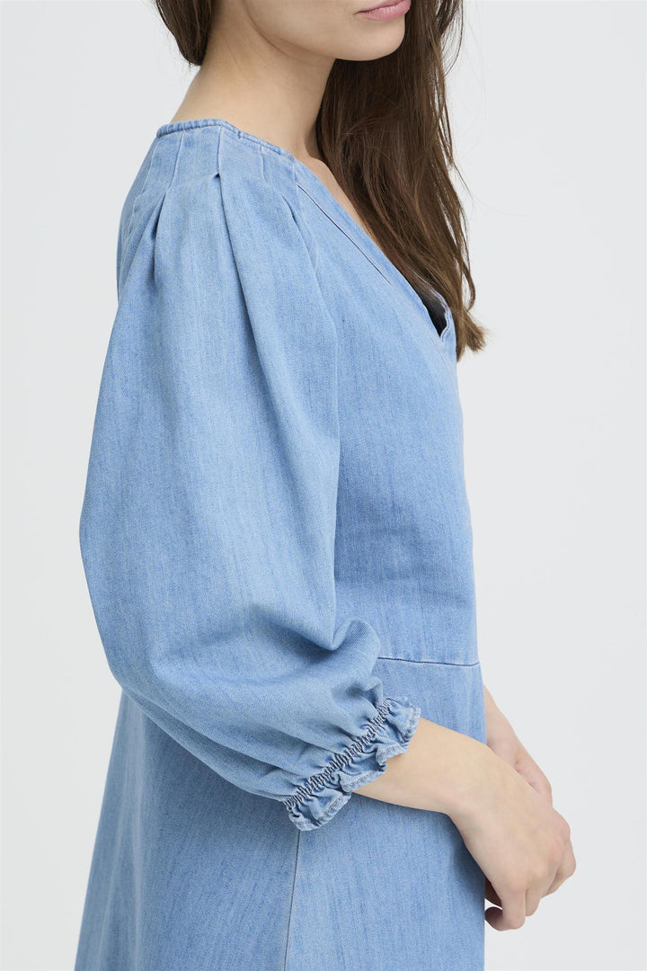 PZMALIA Denim Dress - Light Blue Denim