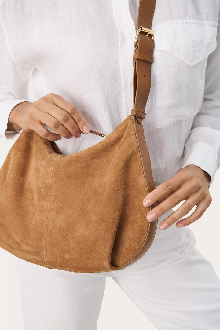 Nevena Leather Bag - Toasted Coconut