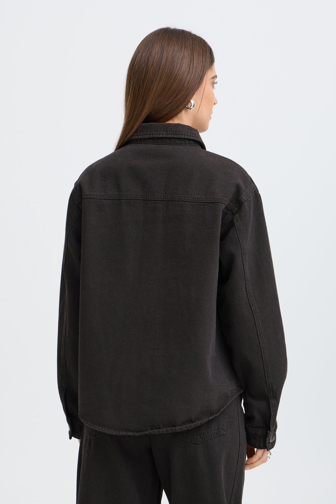 PZDORIT OVERSHIRT - Espresso