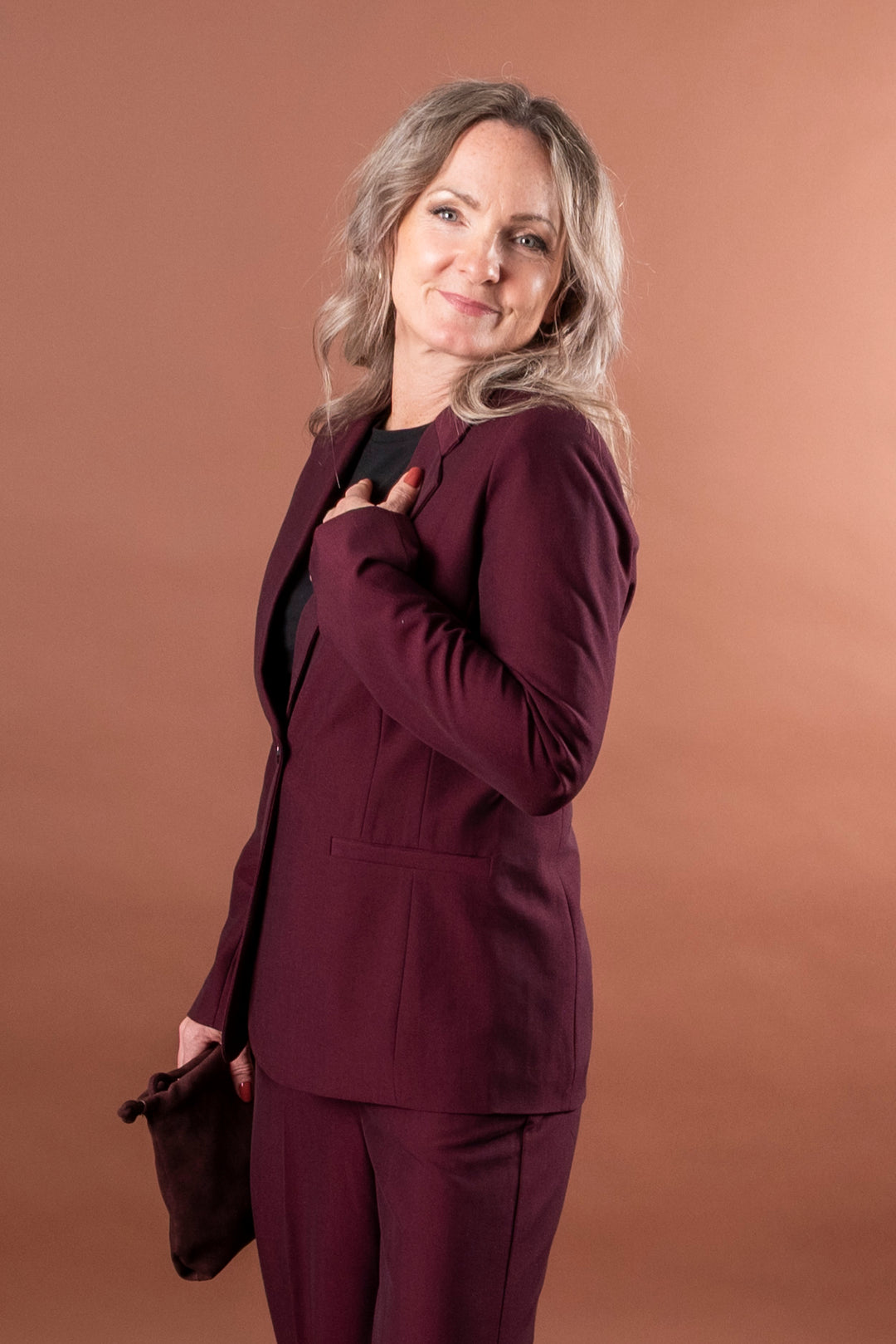 BYDANTA Classic Blazer 2 - Fig Melange