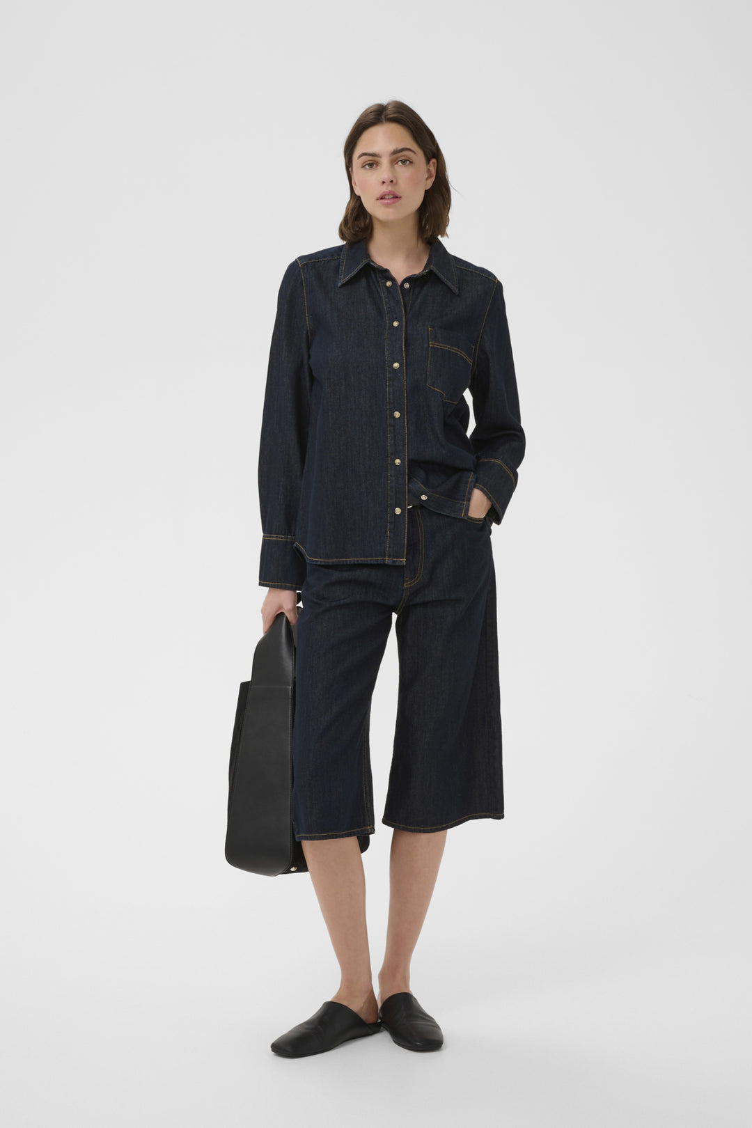 GLENN SHIRT - Dark Denim