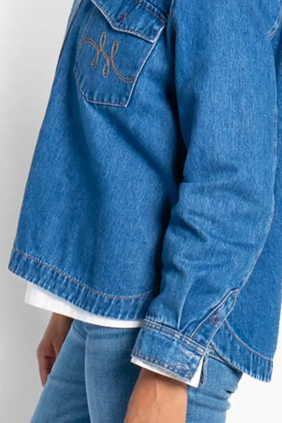 Kylie Blue Shirt - Med. Blue Denim