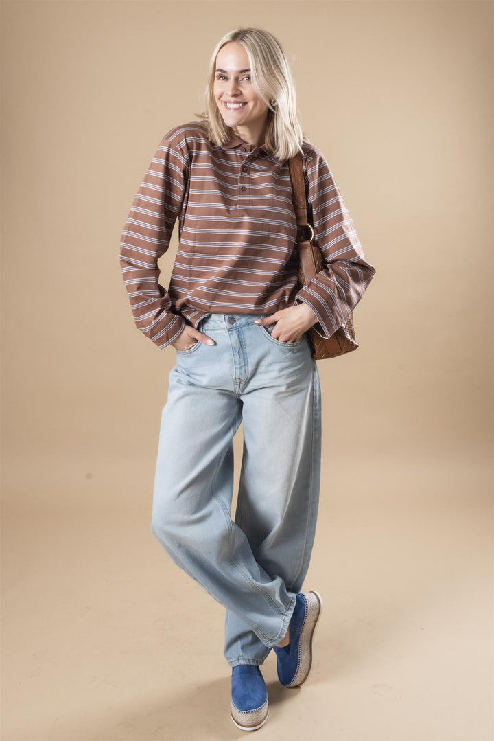 Lucy 139 Loose Barrel - Baby Blue Wash