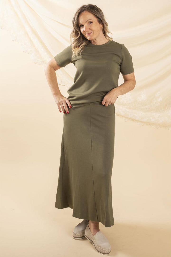Pari Vincent Skirt - Dusty Olive
