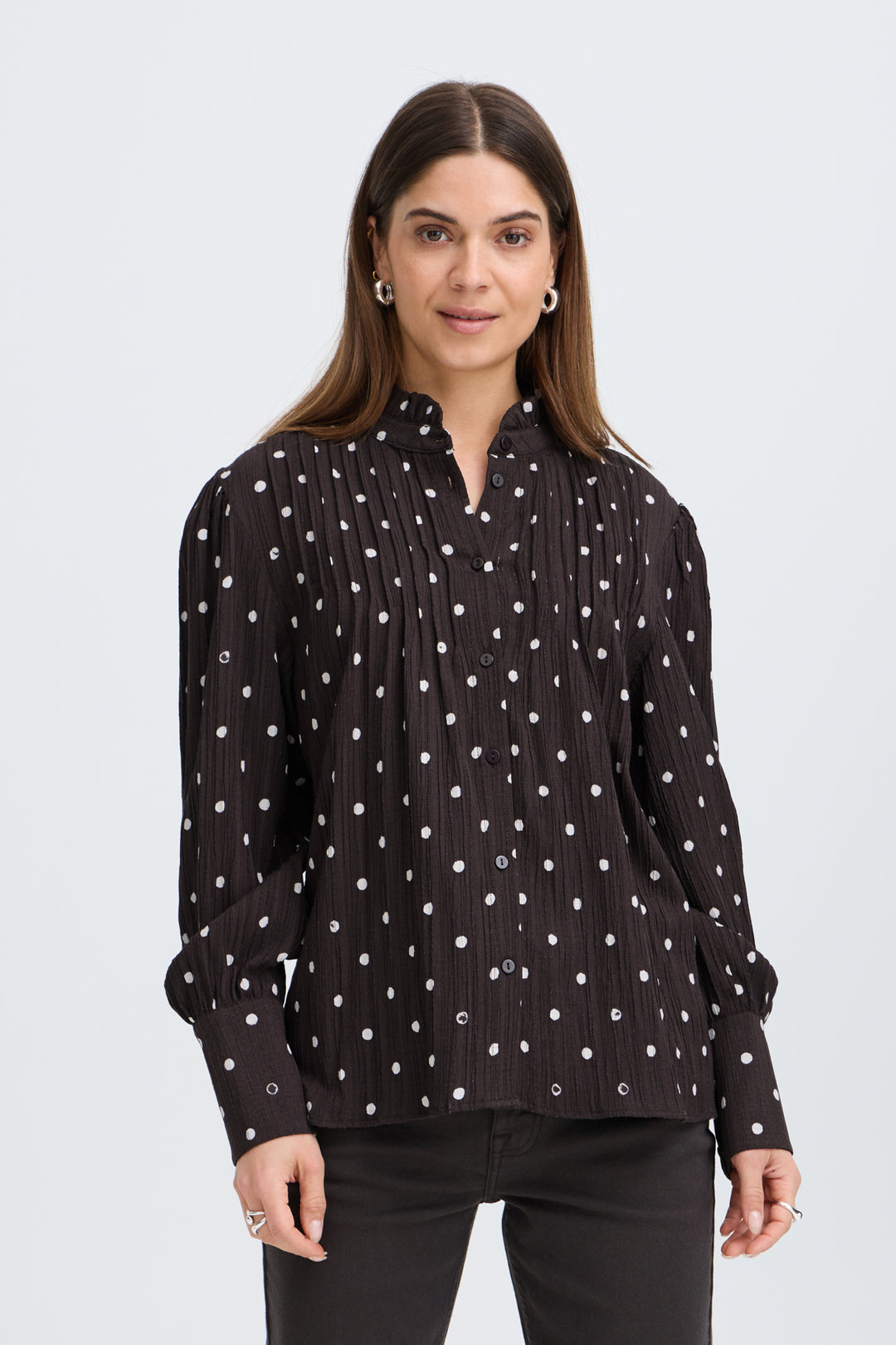PZEVITA SHIRT - Espresso