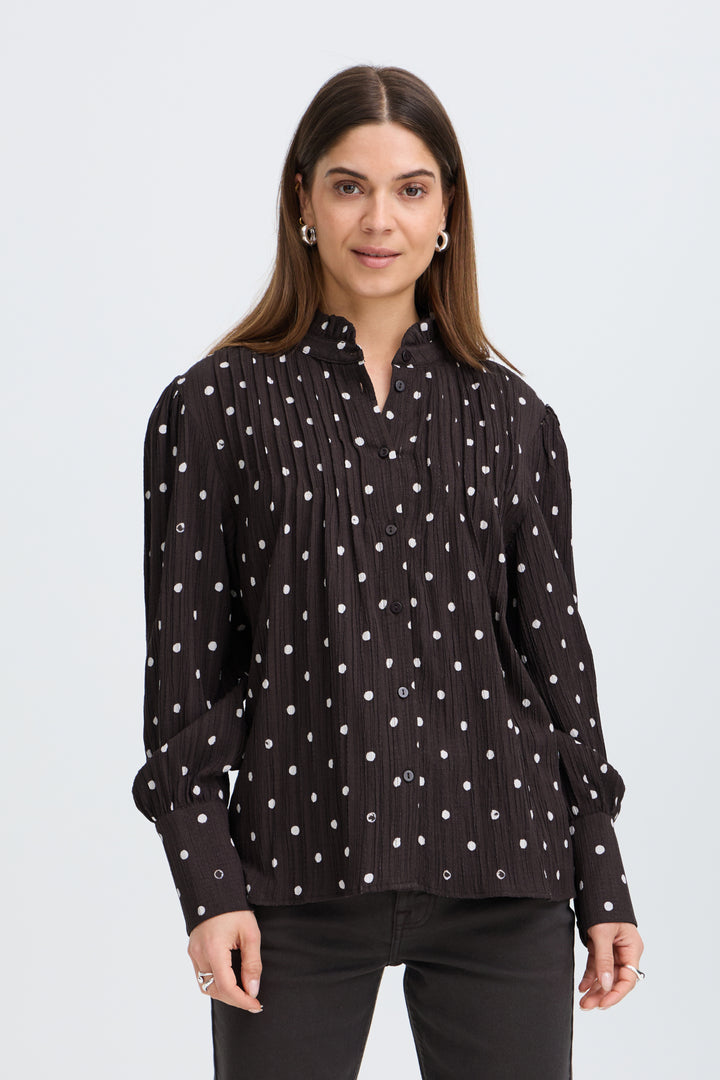 PZEVITA SHIRT - Espresso