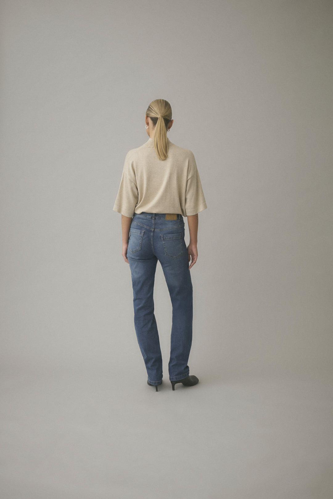 KAmaris Reg Fit Jeans - Medium blue denim