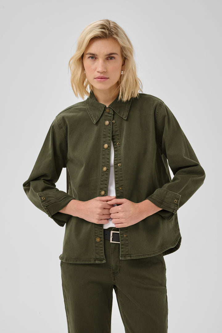Linn Sofia 149 Shirt - Olive Night