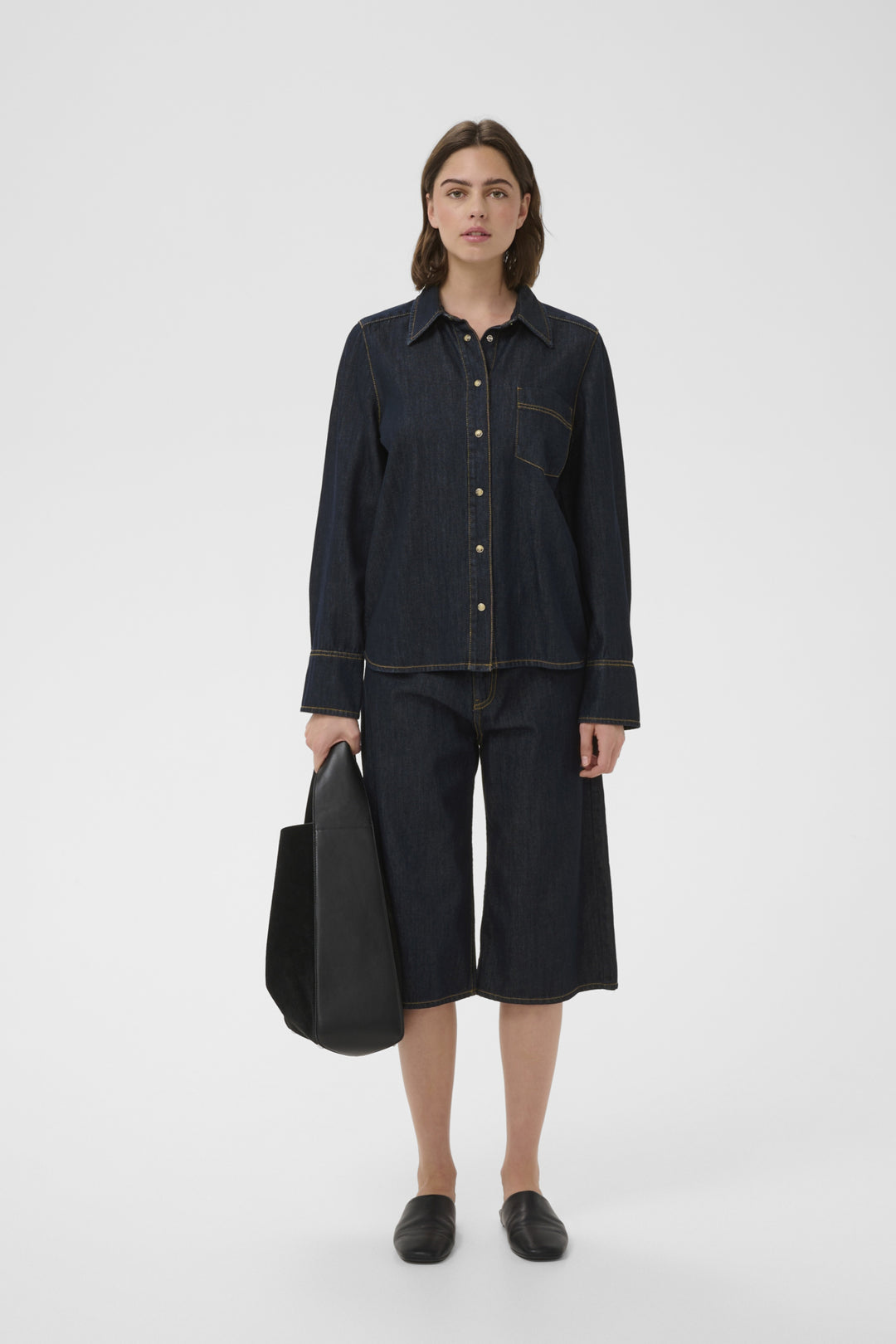 GLENN SHIRT - Dark Denim