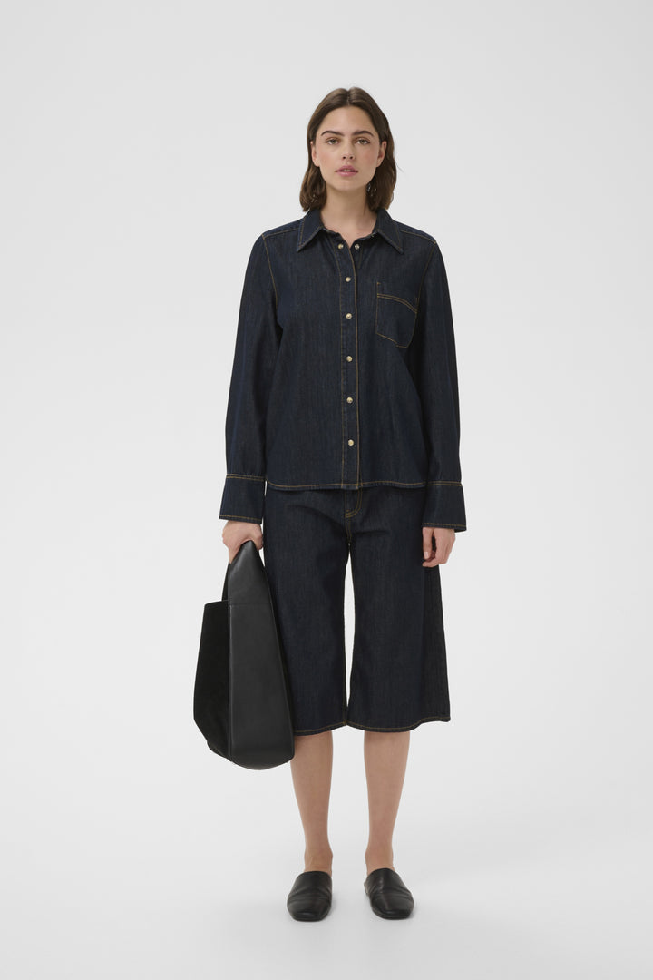GLENN SHIRT - Dark Denim