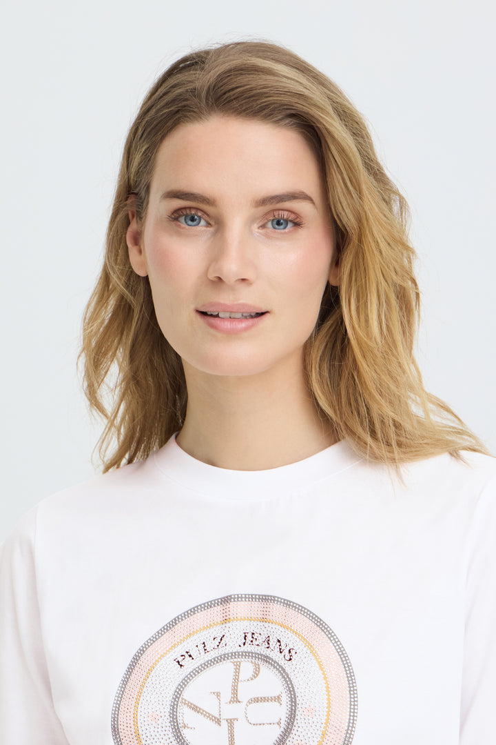 PZCHERI T-SHIRT - Bright White