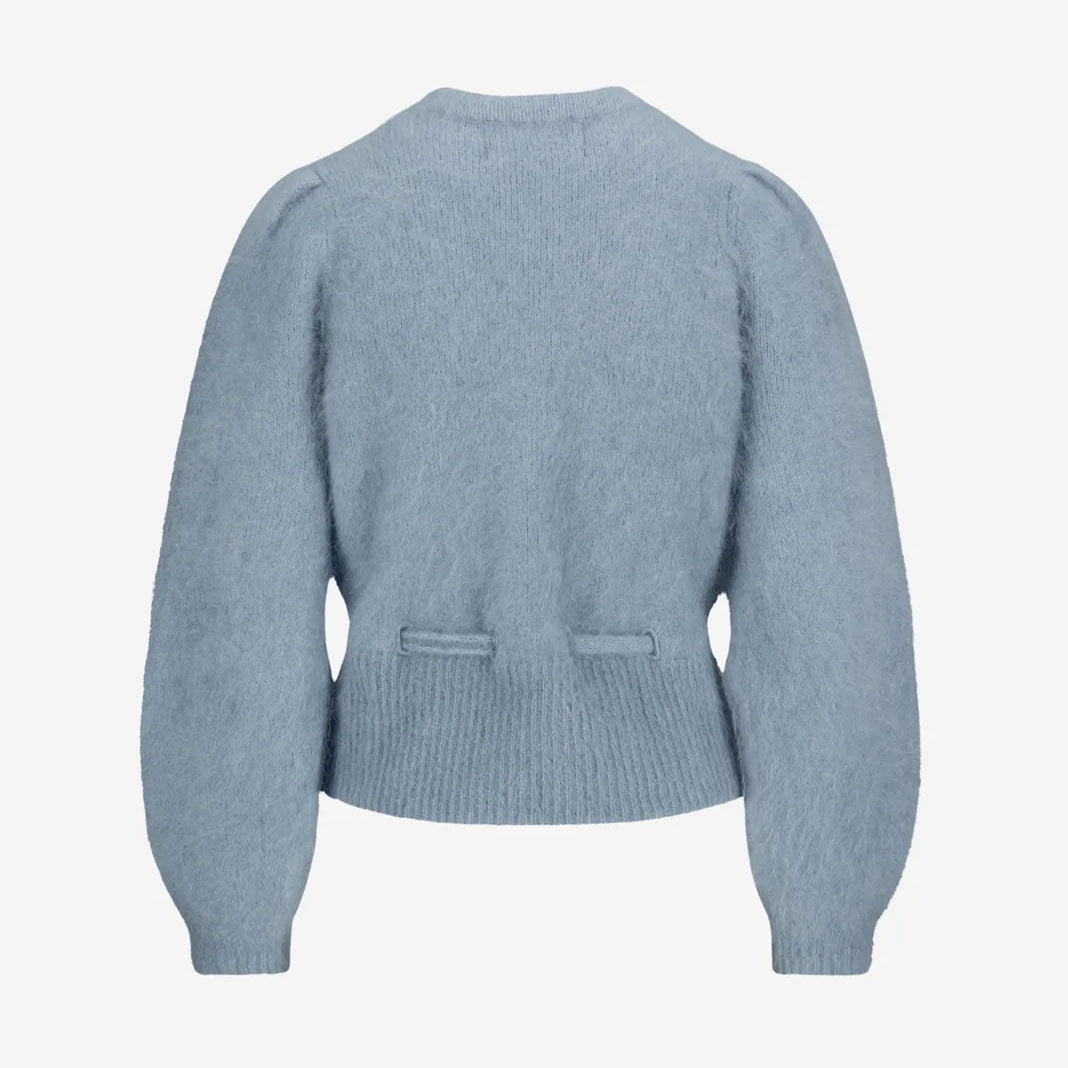Malin Chunky Cardigan - Denim Blue