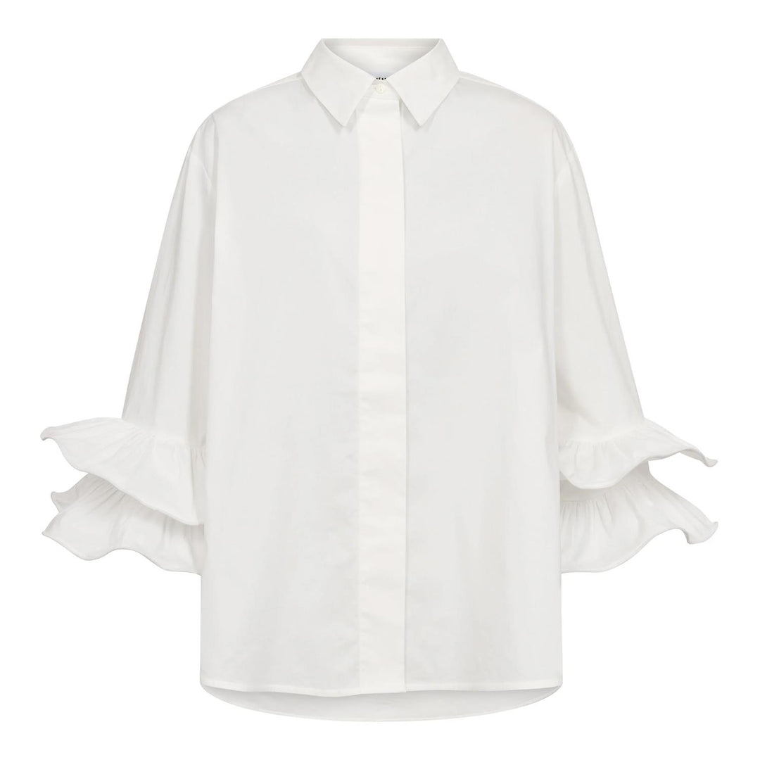 HalenCC Flare Shirt - White