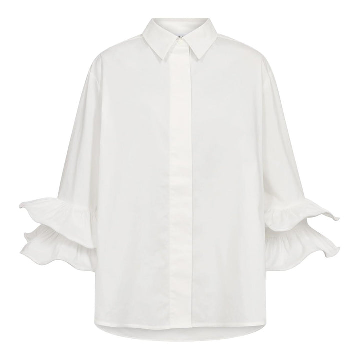HalenCC Flare Shirt - White