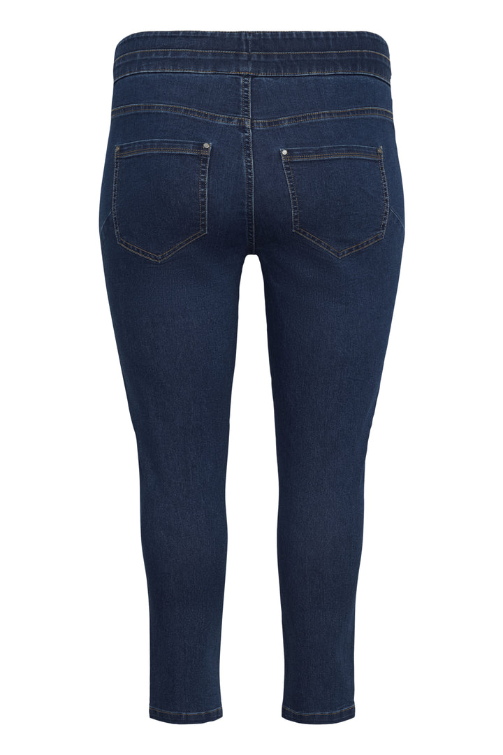 KCvilana Slim Cropped Jeggings - Medium blue denim