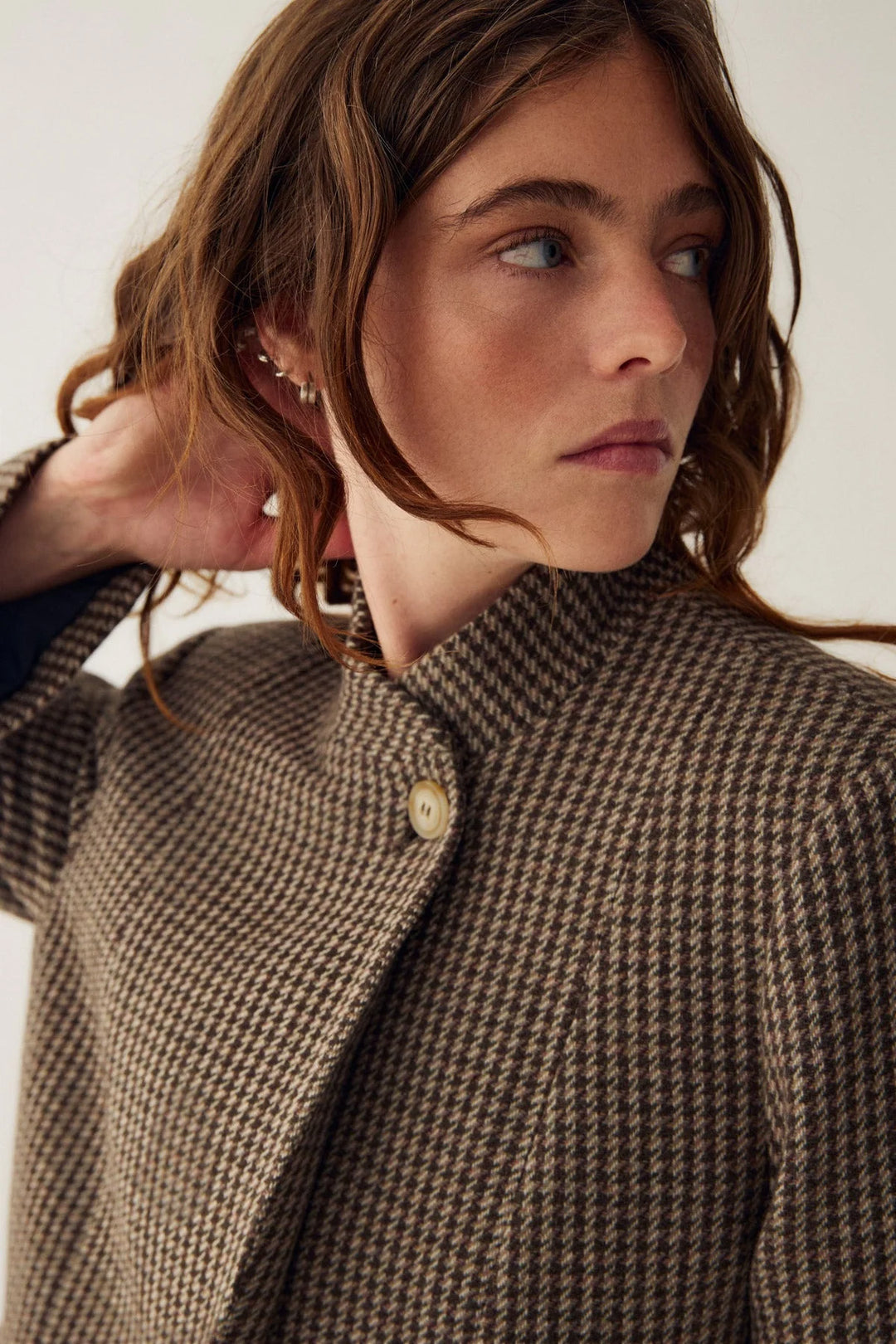 Monique Blazer - Brown Check