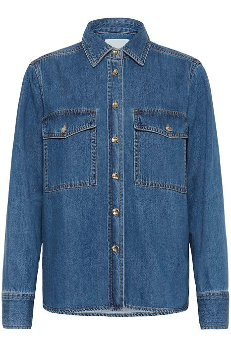 Payas Shirt - Medium blue denim
