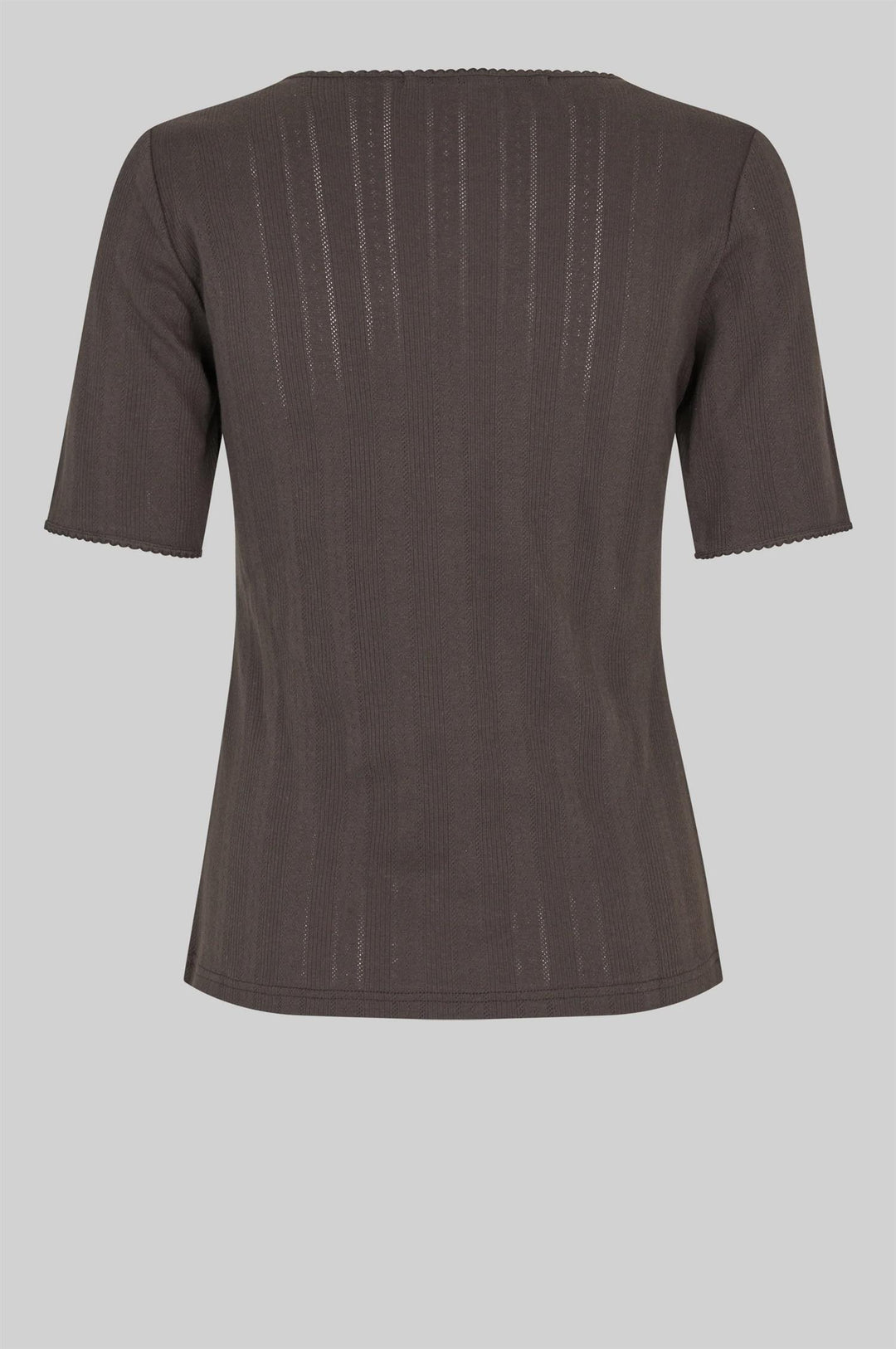 Rosia Shirt Sleeve Tee - Chocolate Torte