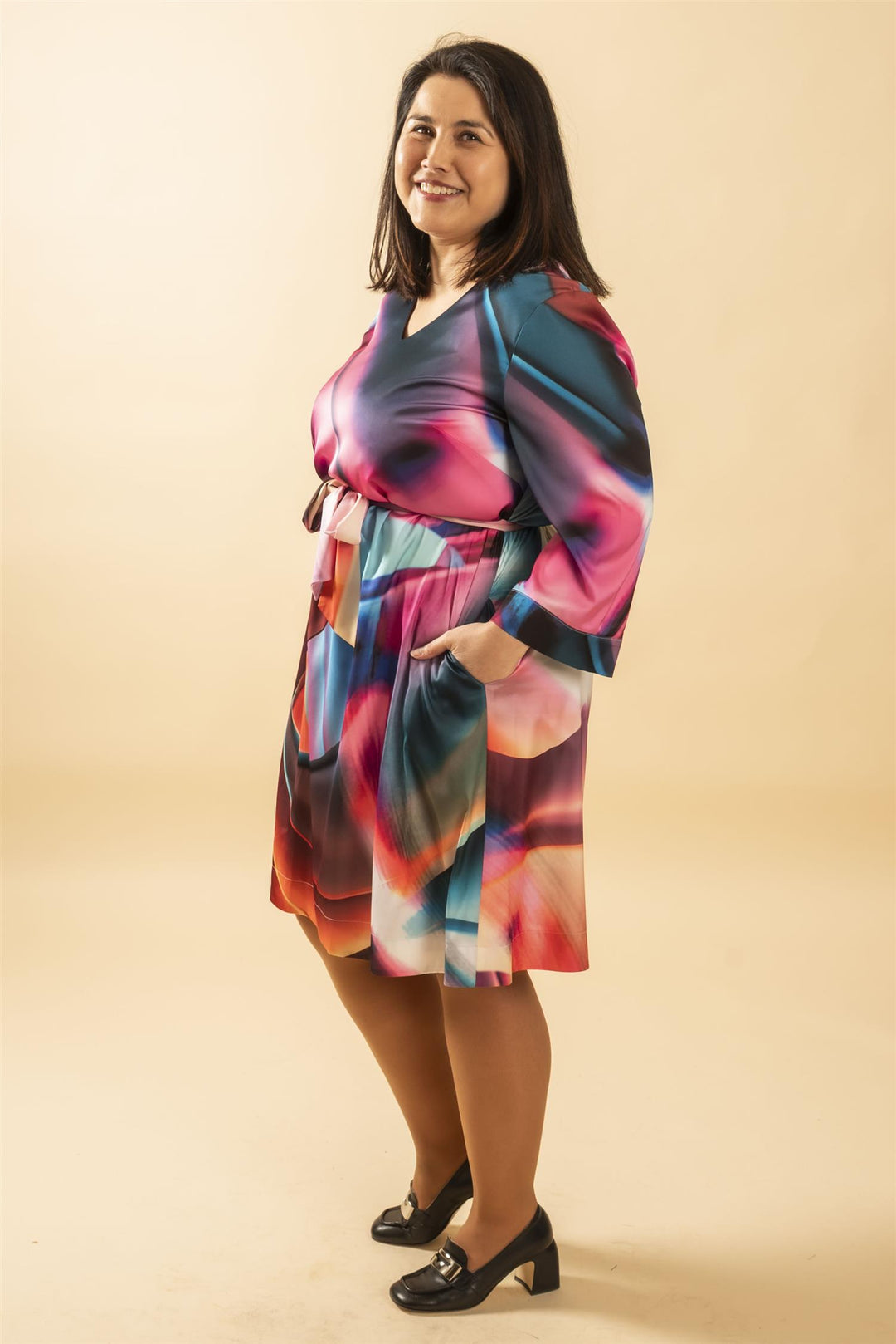 Tia Dress - Multi Colour