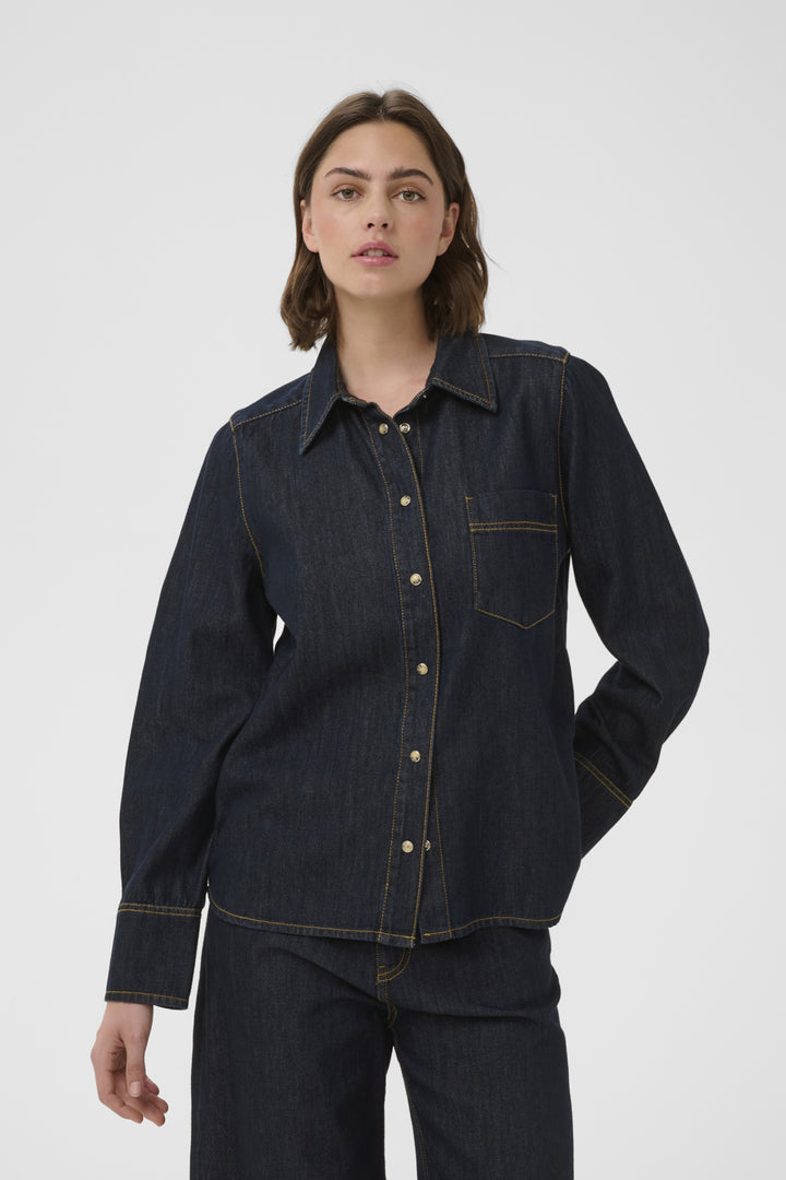GLENN SHIRT - Dark Denim