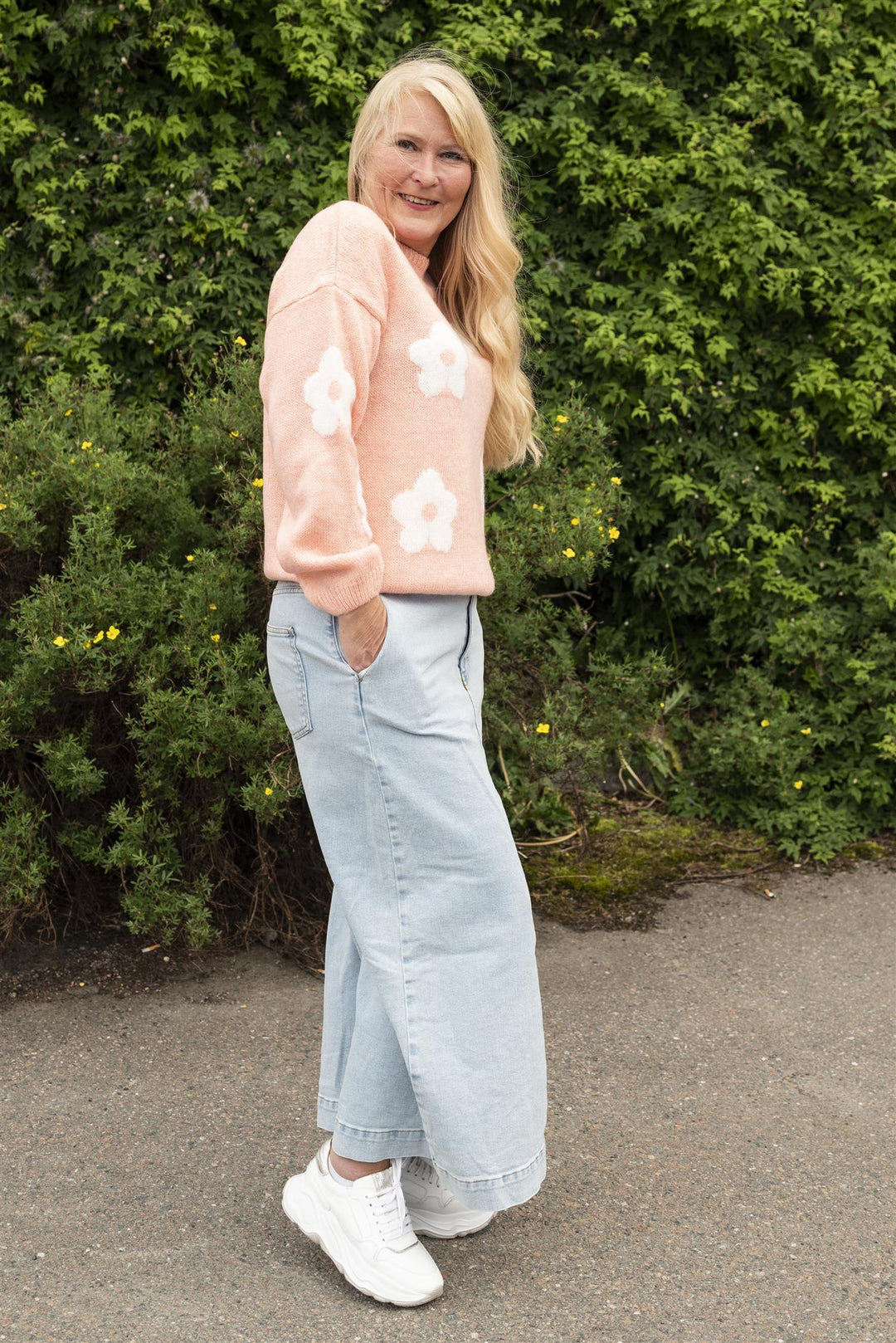 Caliah Maxi Skirt - Light Blue Denim