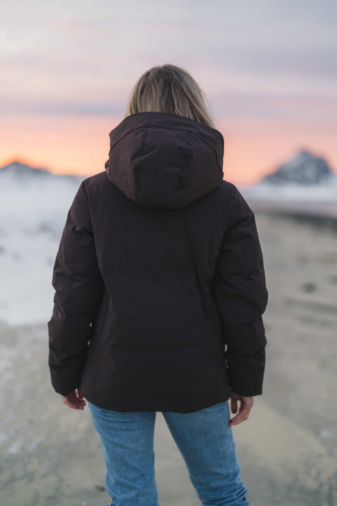 Dagny Down Jacket - Black coffee