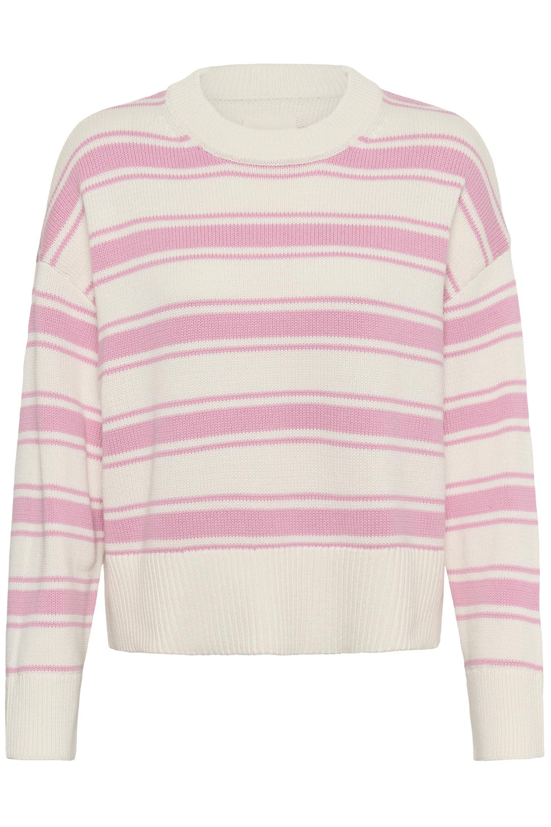 Serafine Pullover - Orchid Smoke Trio Stripe