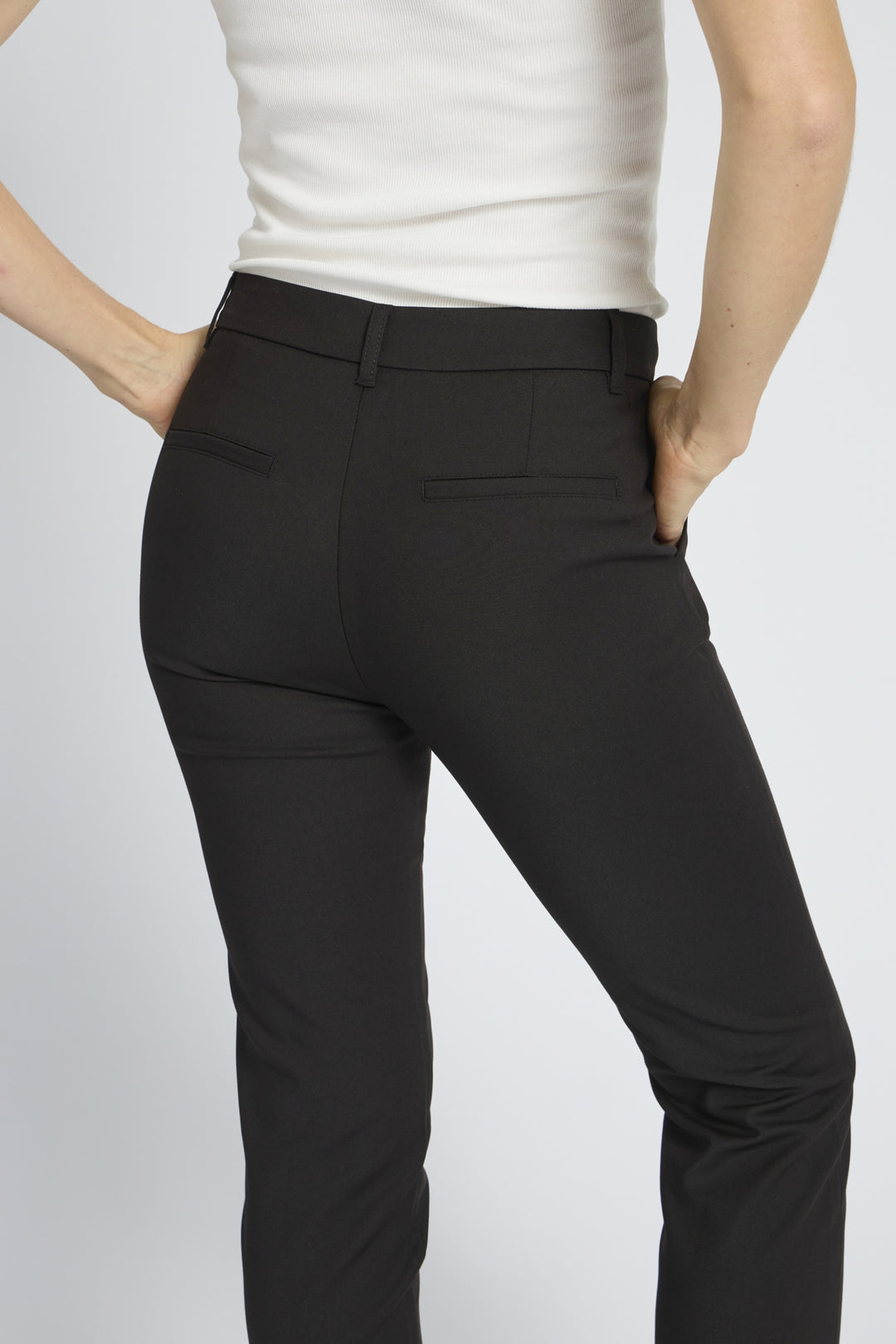 PZbindy HighWaist Pant LONG Skinny Leg - Black Beauty