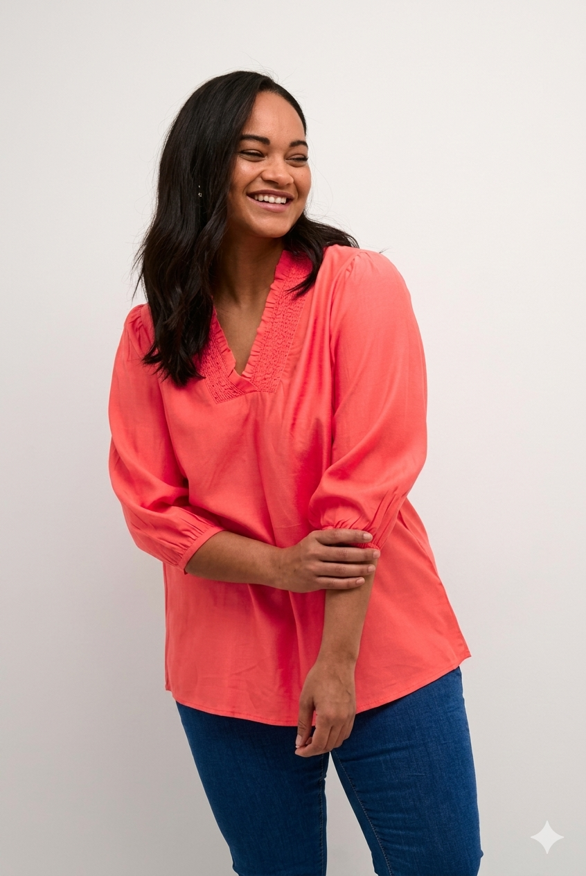 KCdania Blouse - Cayenne