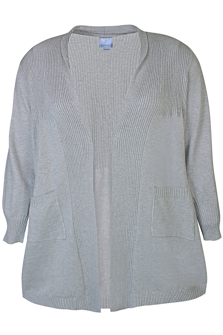 Kogle 086 Cardigan - Lt. Grey Melange