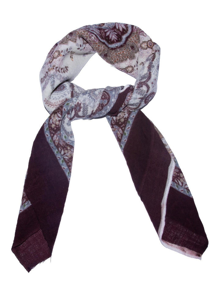 Ullskjerf Paisley - Brun