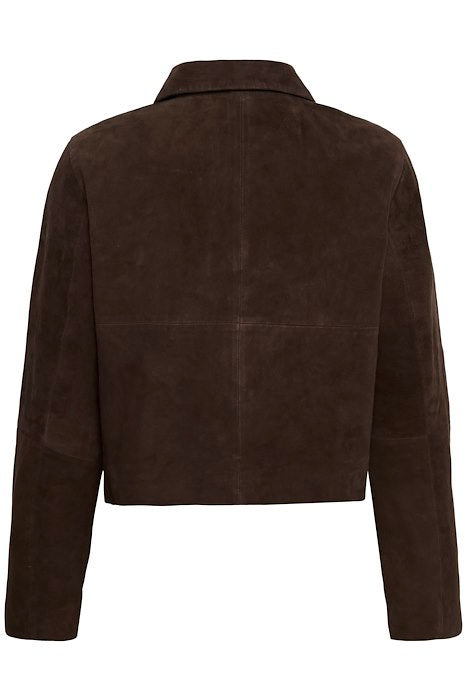 PetraMW Suede Jacket - Dark Brown