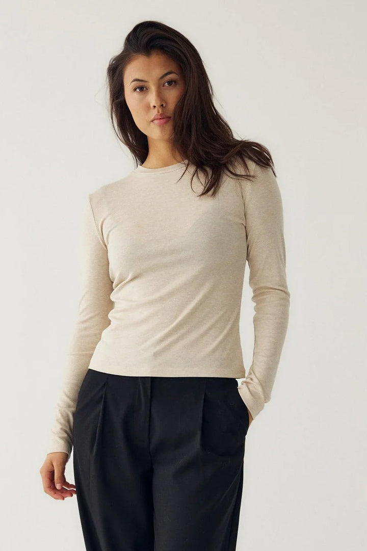 Lidie LS Top - Oatmeal
