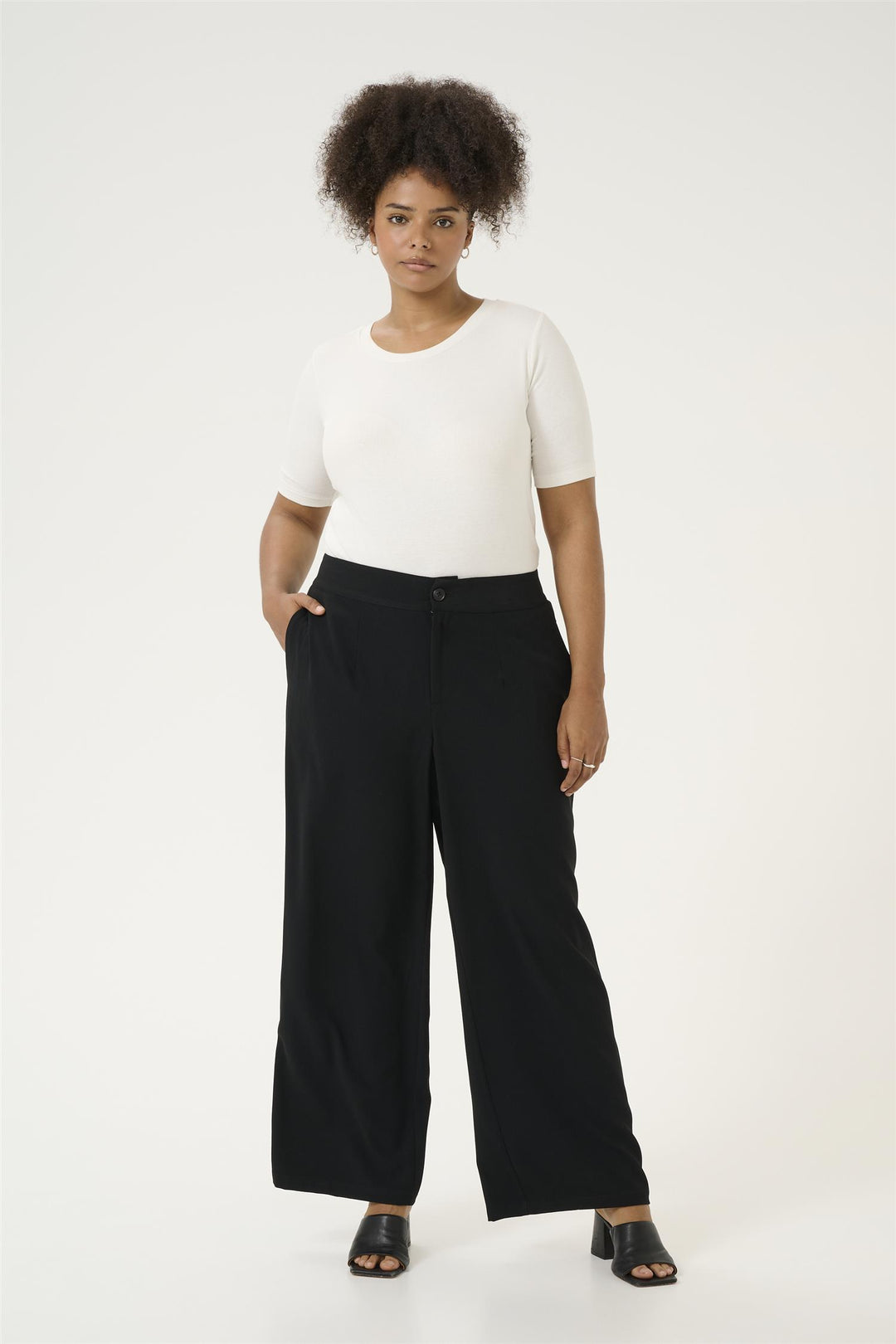 KCroxana Wide Pants - Black deep
