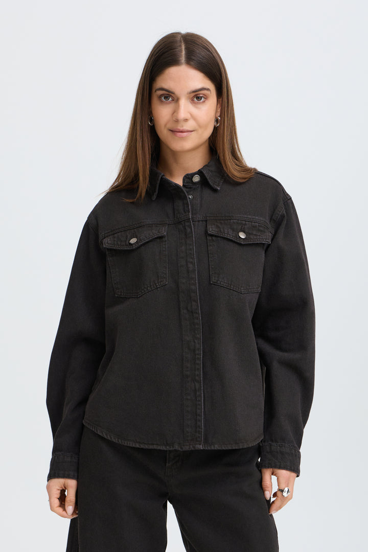 PZDORIT OVERSHIRT - Espresso