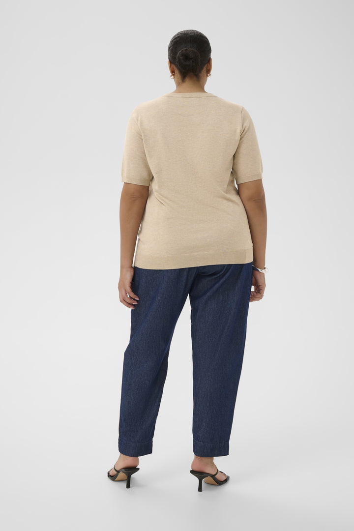 KClizzy V-Neck Pullover - Feather Gray Melange